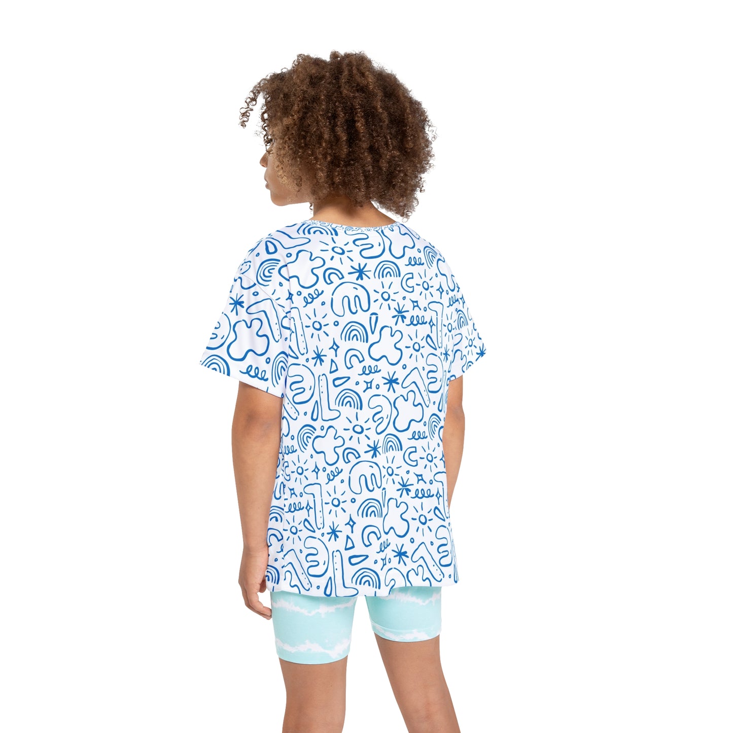 Kids Sports Jersey Doodle All over print