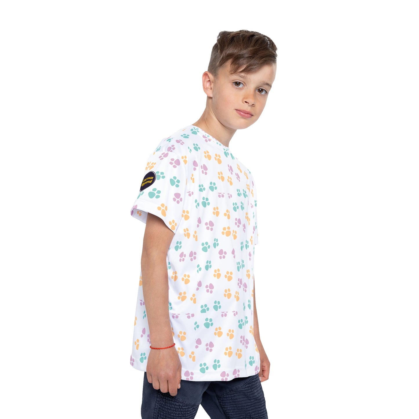 Kids Sports Jersey Paw print All over print