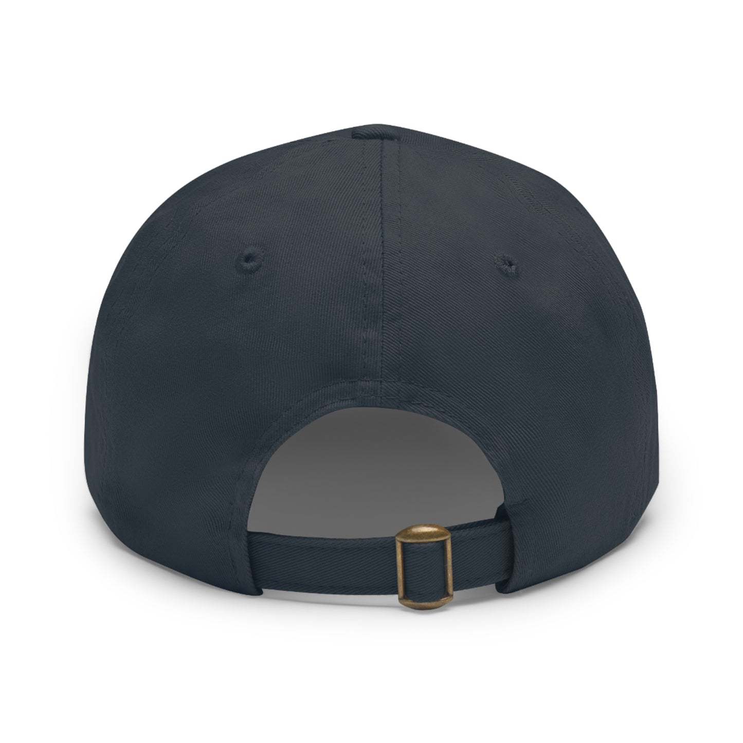 Dad Hat with Leather Patch (Round)  - Head wear (God is One) 03