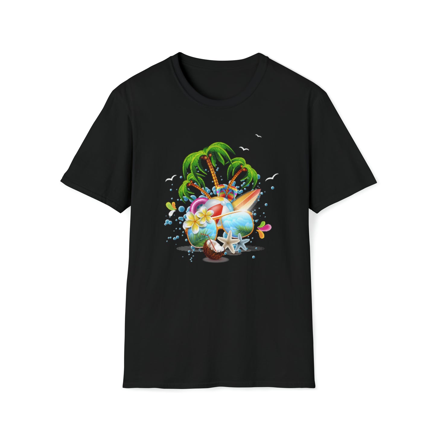 Unisex Softstyle T-Shirt The Child In Me 03 Beach
