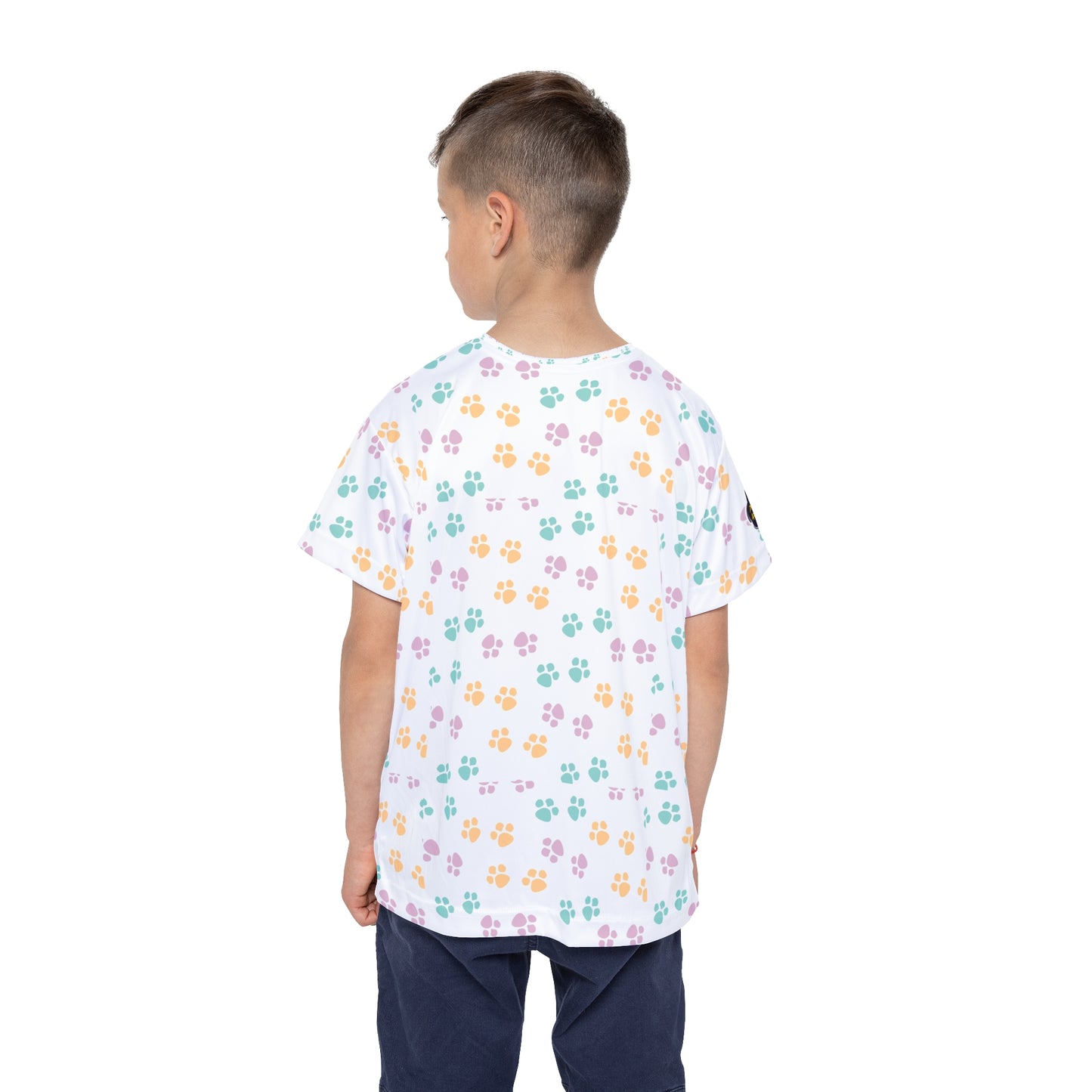 Kids Sports Jersey Paw print All over print