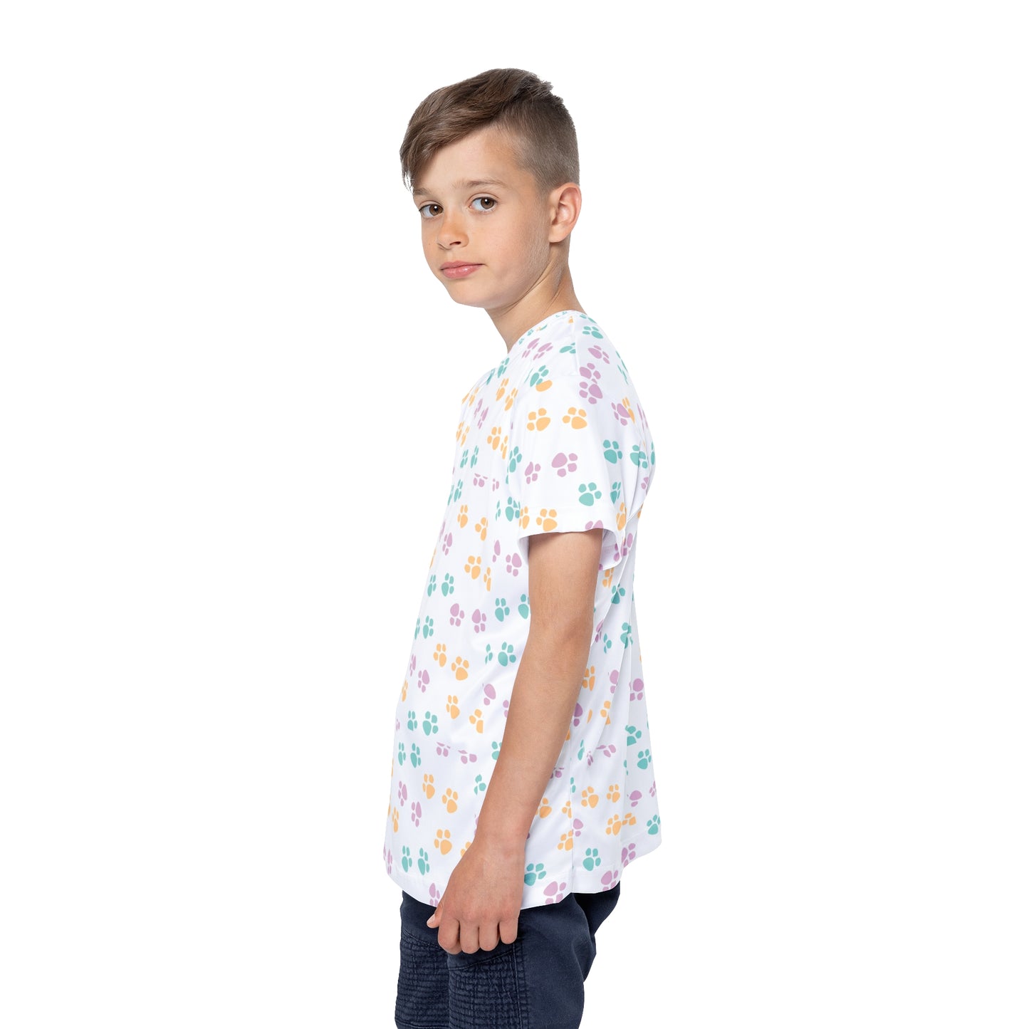 Kids Sports Jersey Paw print All over print