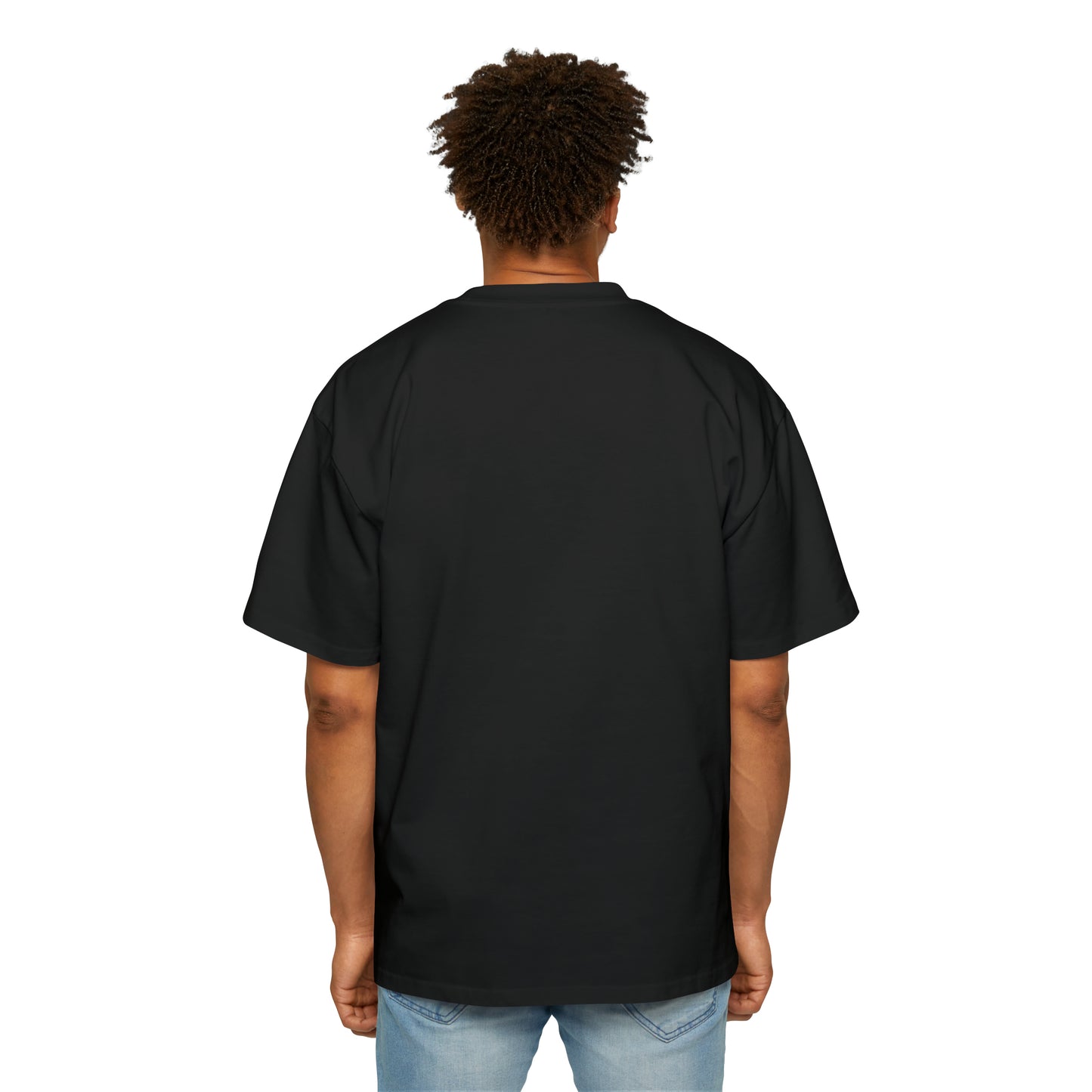 Heren Heavy Oversized Tee Lacroux Logo